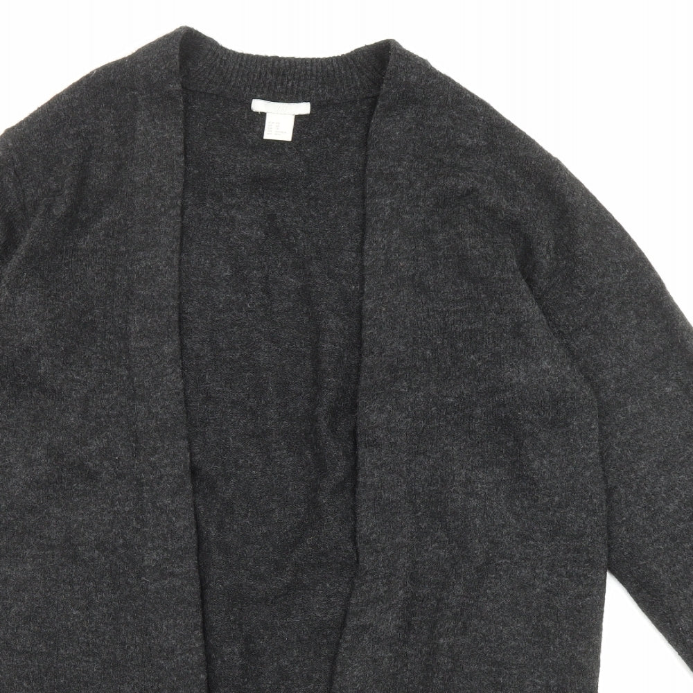 Womens UK Size XS H&M Black Cardigan Jumper