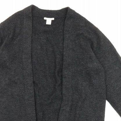 Womens UK Size XS H&M Black Cardigan Jumper