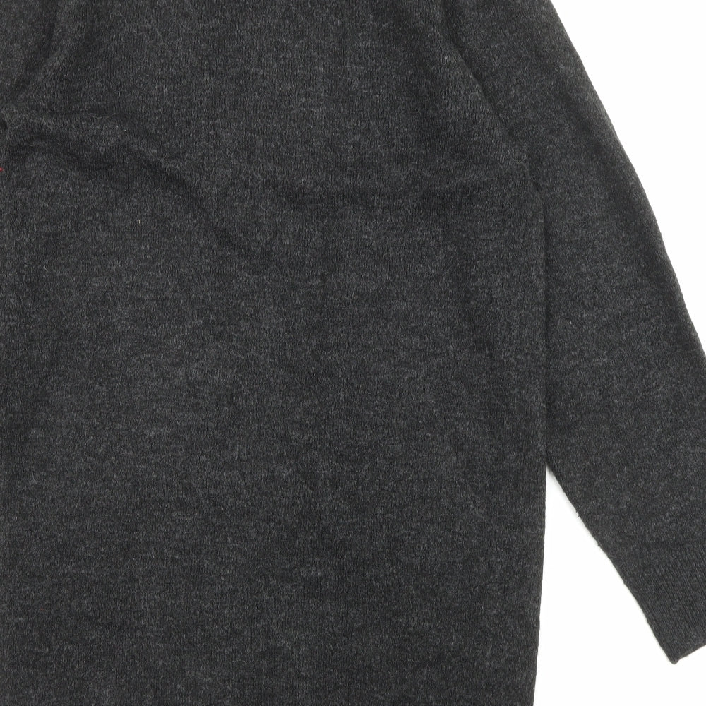 Womens UK Size XS H&M Black Cardigan Jumper