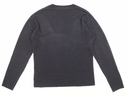 Womens UK Size 12 Marks and Spencer Blue Pullover Jumper