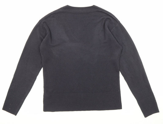 Womens UK Size 12 Marks and Spencer Blue Pullover Jumper