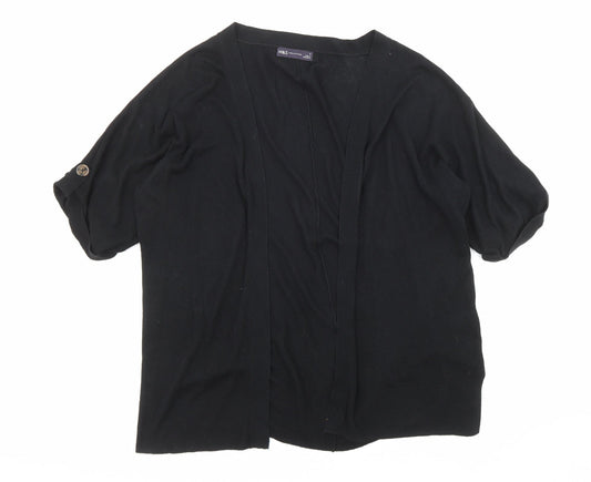 Womens UK Size S Marks and Spencer Black Cardigan Jumper