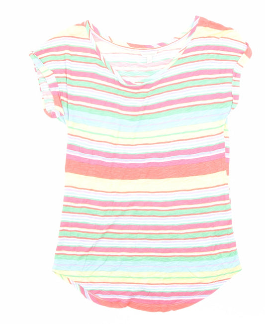 Womens UK Size S Monsoon Multicoloured Jersey T-Shirt