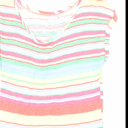 Womens UK Size S Monsoon Multicoloured Jersey T-Shirt
