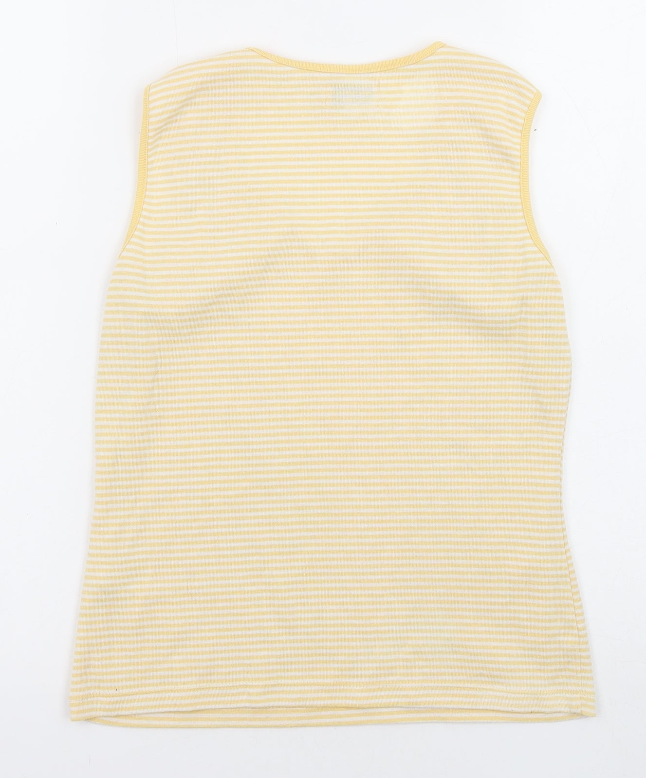 Womens UK Size S Bonmarché Yellow Basic T-Shirt