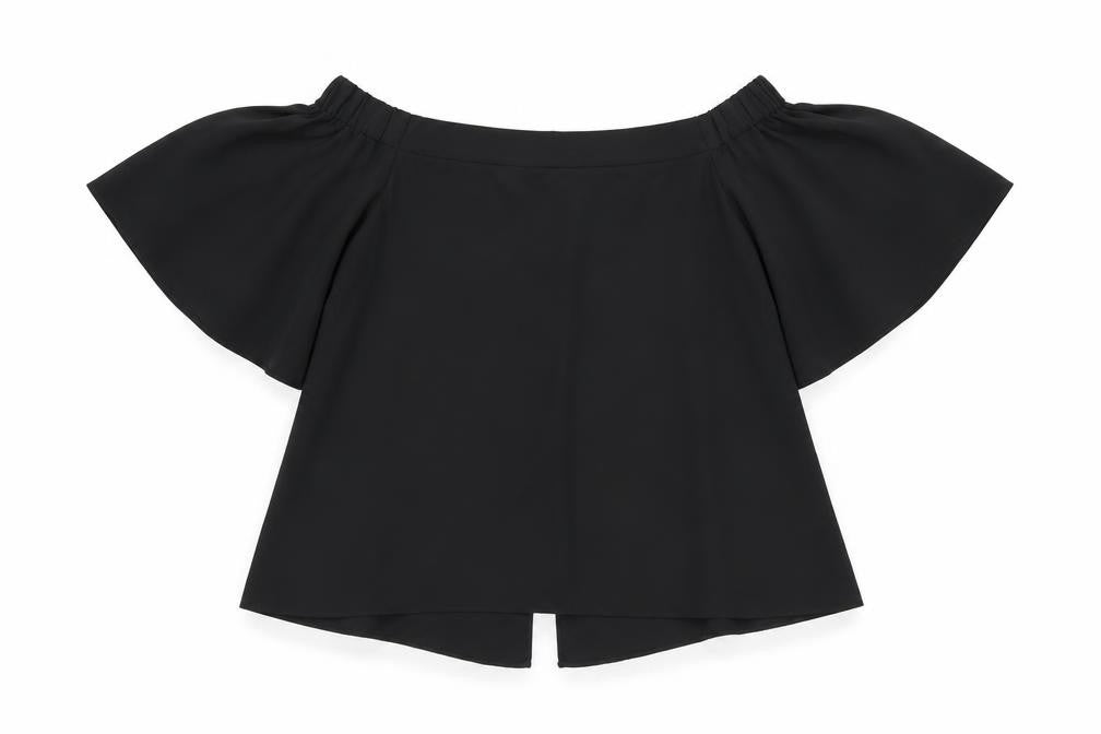 Womens UK Size 12 River Island Black Basic Blouse