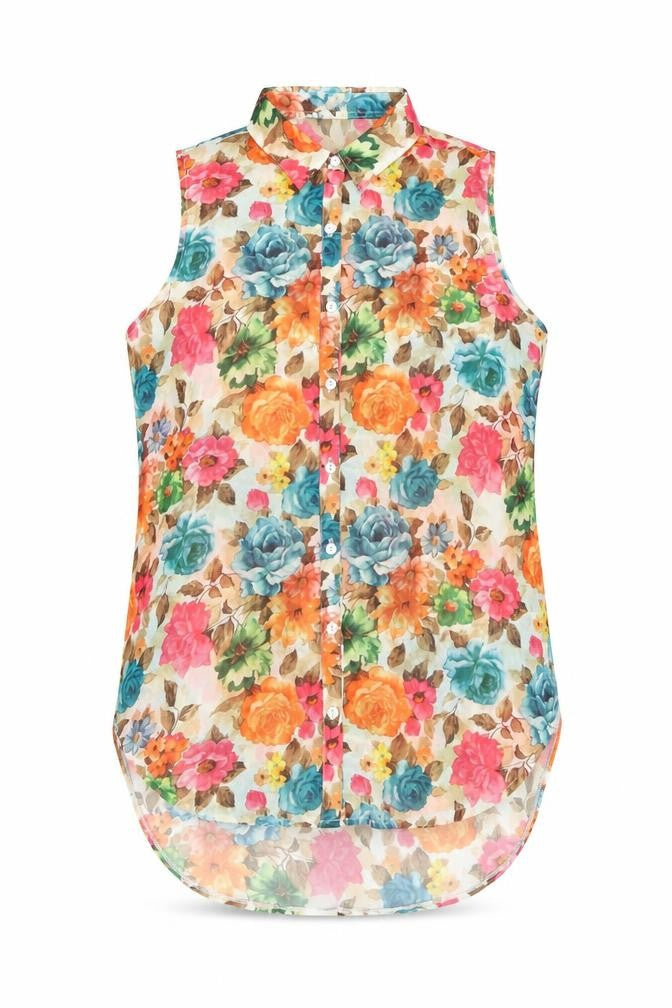 Womens UK Size XS Brave Soul Multicoloured Basic Button-Up