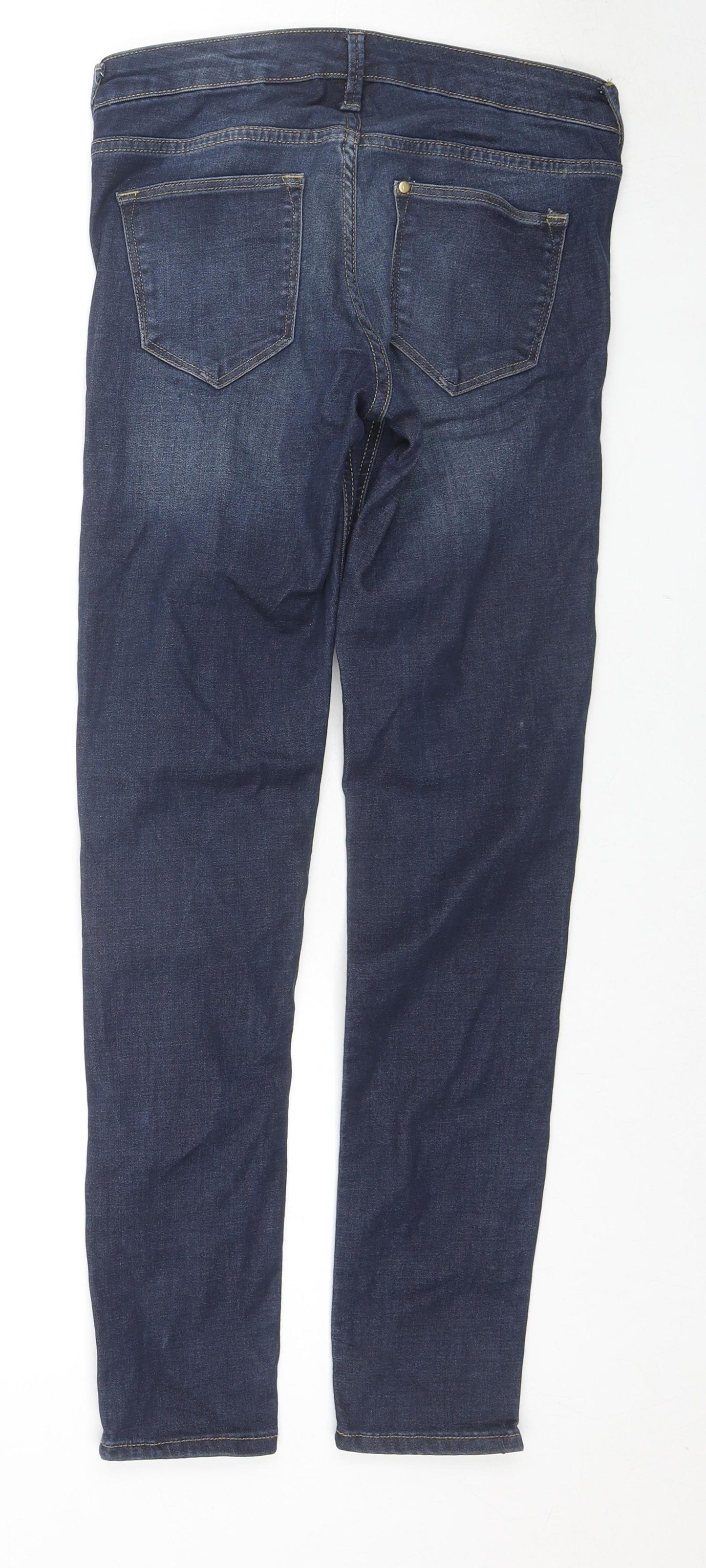 Womens UK Size 29 in H&M Regular Fit Skinny Blue Jeans