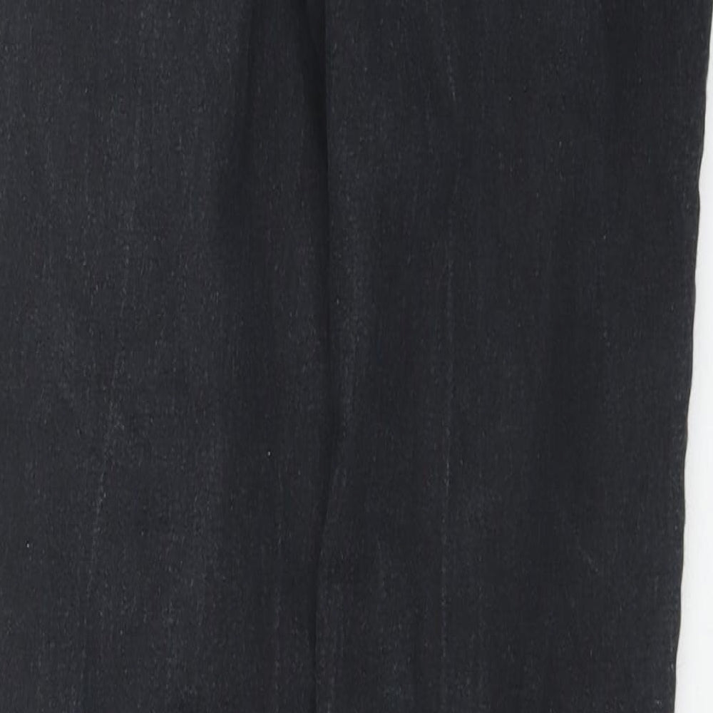 Denim & Co. Womens Black Cotton Skinny Jeans Size 10 L30 in Slim Zip