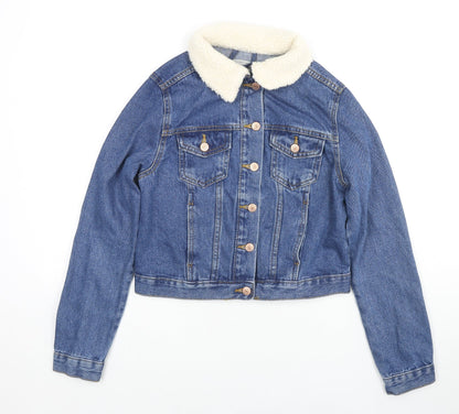 Womens UK Size S New Look Blue Jacket