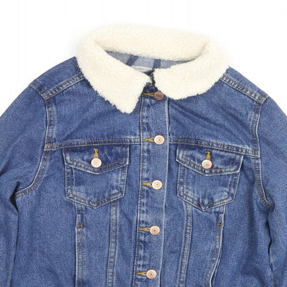 Womens UK Size S New Look Blue Jacket