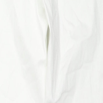 NDYJ Womens White Cotton Skinny Jeans Size 12 L30 in Regular Zip
