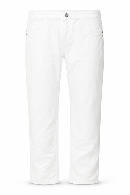 Woolworths Womens White Cotton Straight Jeans Size 36 in L27 in Regular Zip
