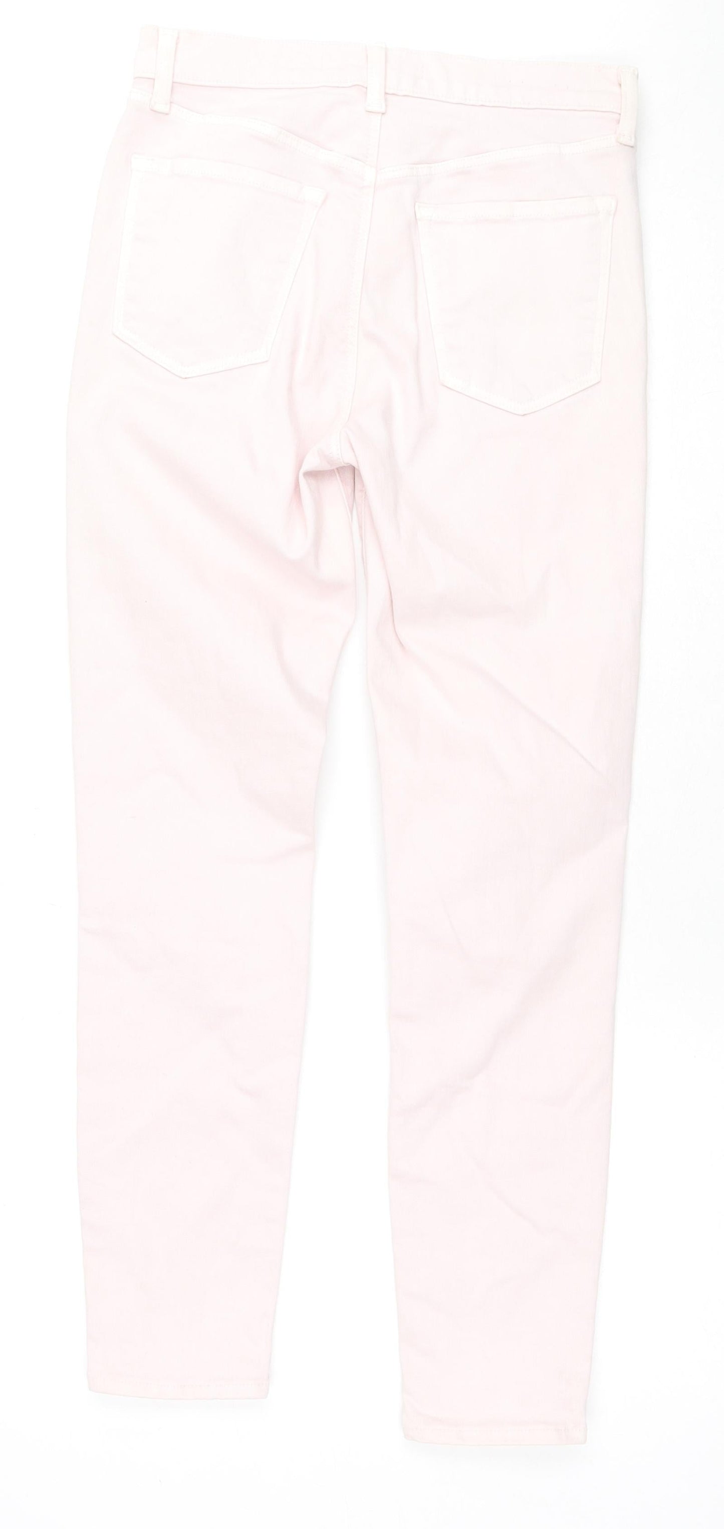 Womens UK Size 27 in J Brand Regular Fit Skinny Pink Jeans