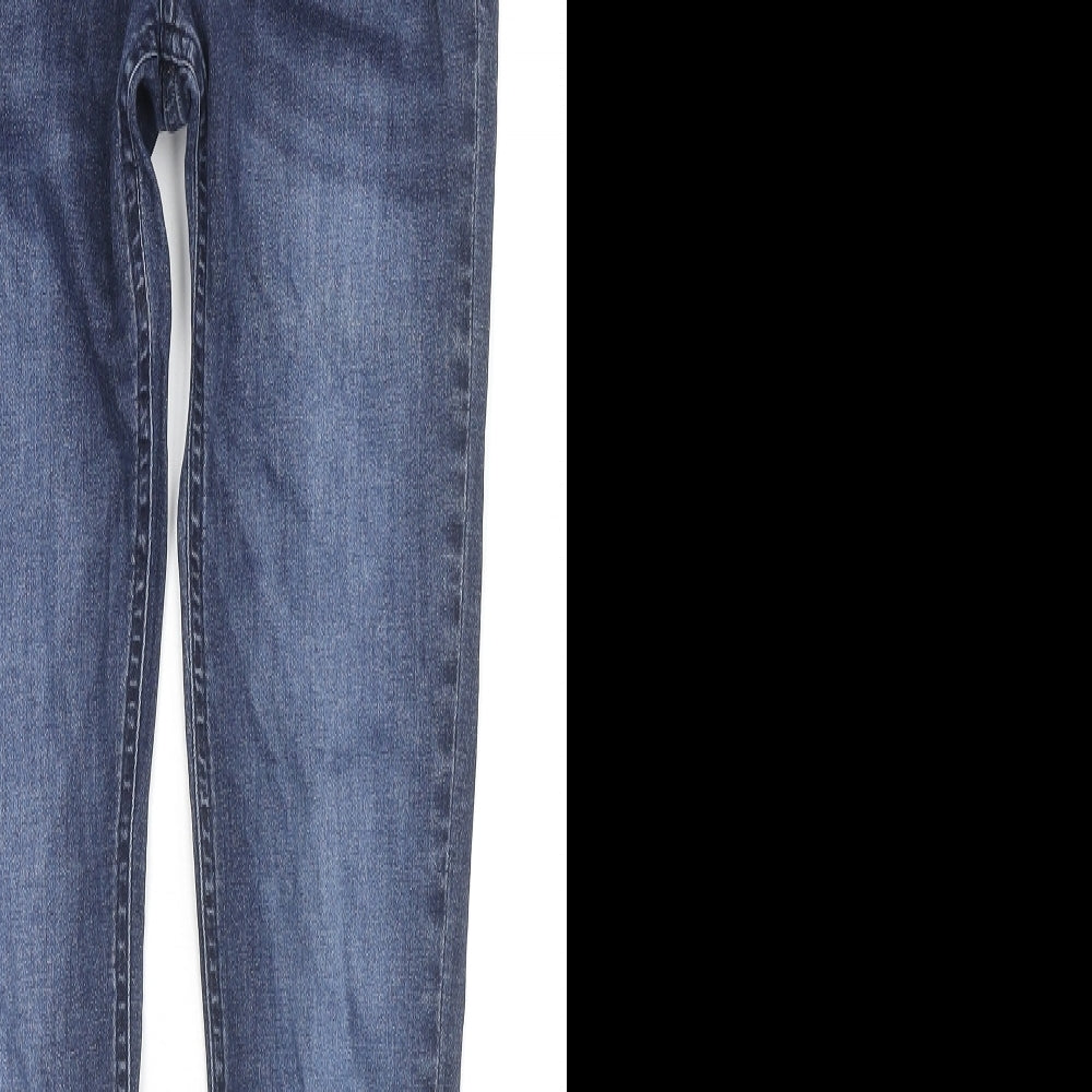 Myleene Klass Womens Blue Cotton Skinny Jeans Size 8 L28 in Regular Zip
