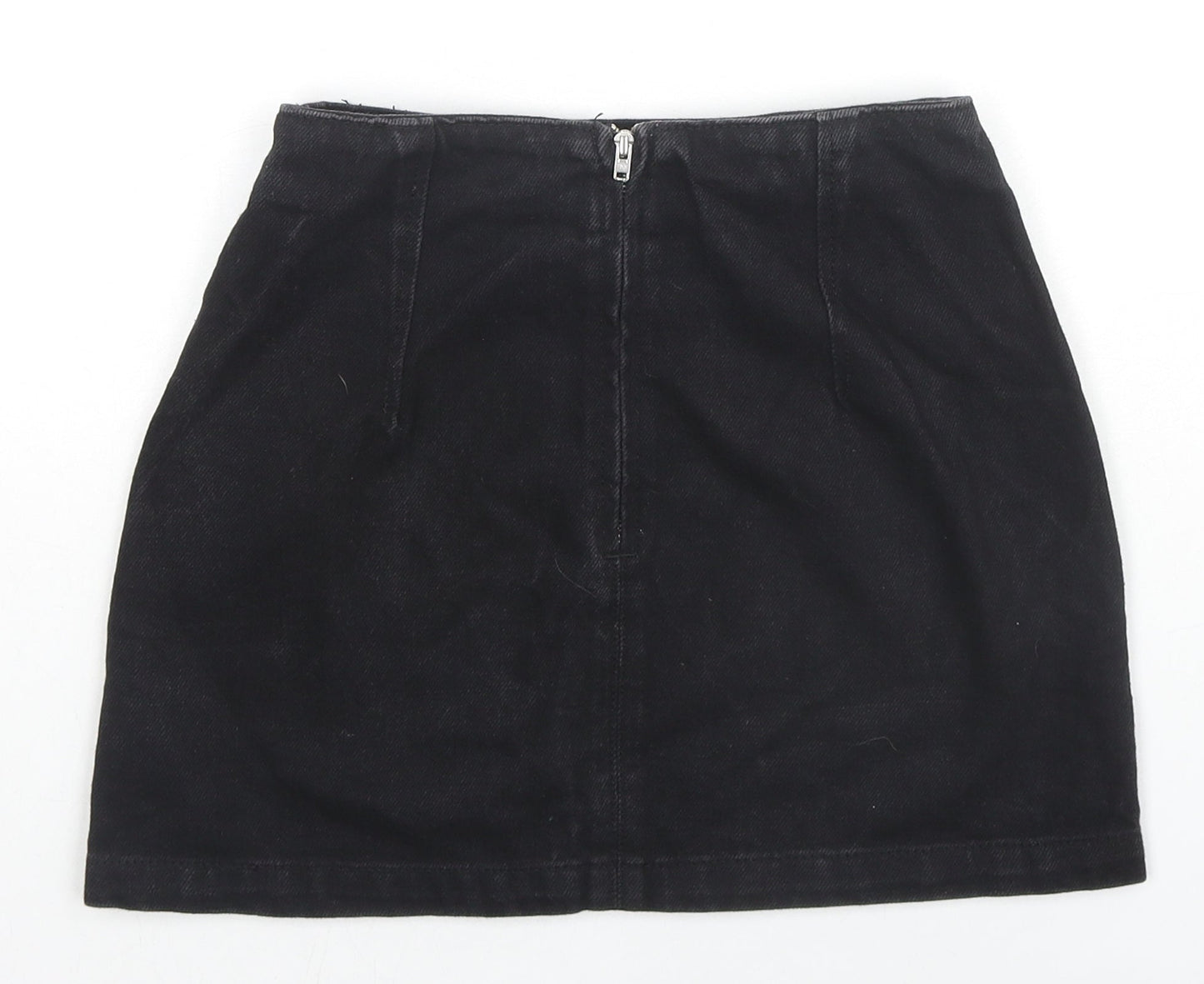 Womens UK Size 4 Topshop Mini Denim Skirt