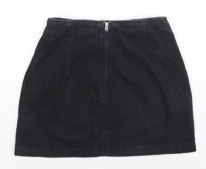 Womens UK Size 4 Topshop Mini Denim Skirt
