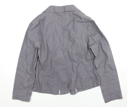 Womens UK Size 10 Marks and Spencer Grey Jacket