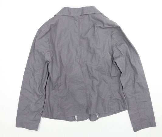Womens UK Size 10 Marks and Spencer Grey Jacket