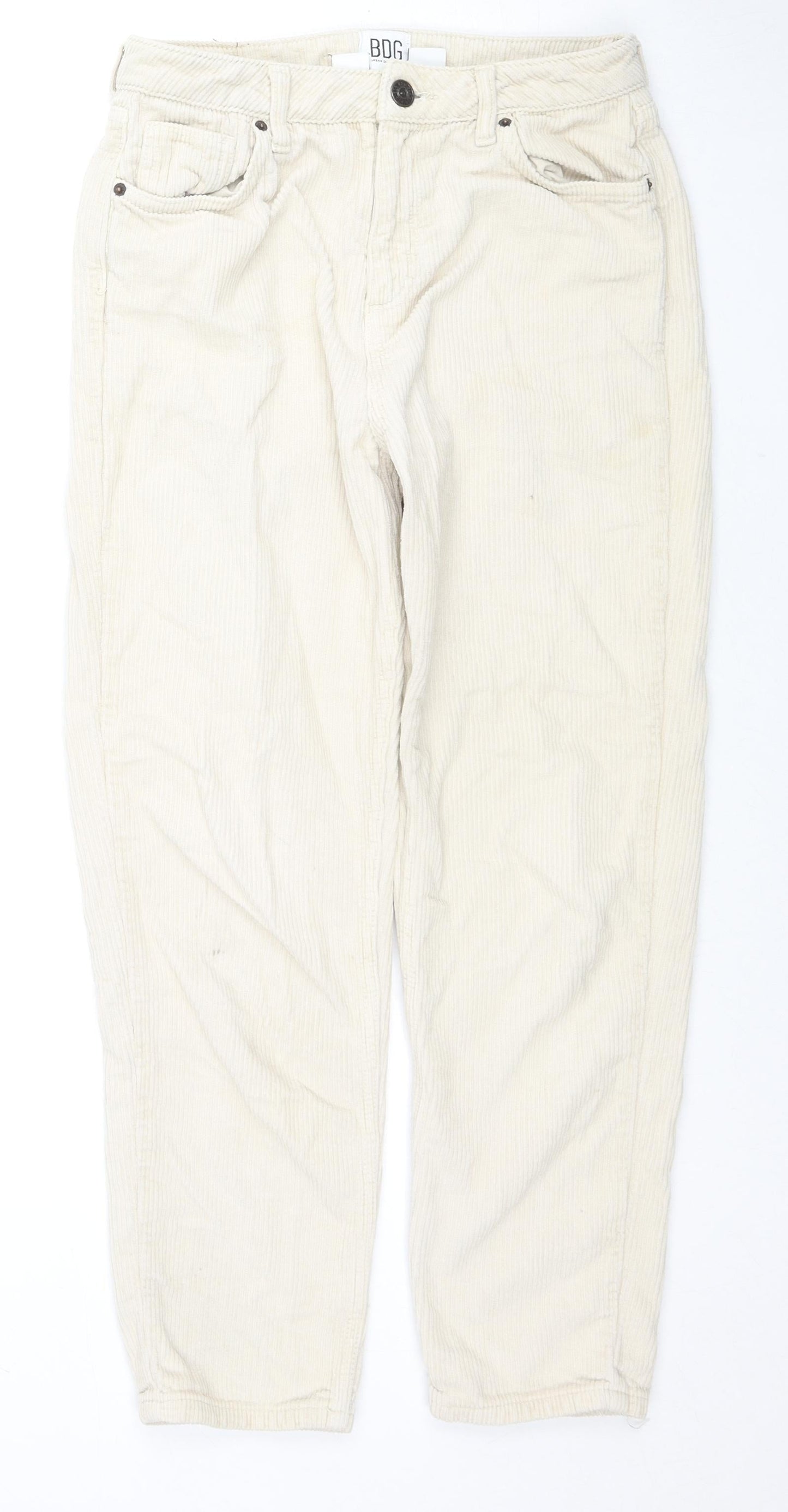 Womens UK Size 27 in BDG Regular Fit  Beige Trousers