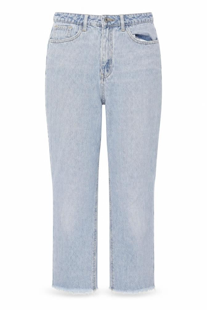 Womens UK Size 6 Missguided Regular Fit Straight Blue Jeans