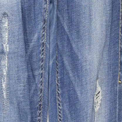 Dondup Womens Blue Cotton Skinny Jeans Size 29 in L27 in Regular Zip