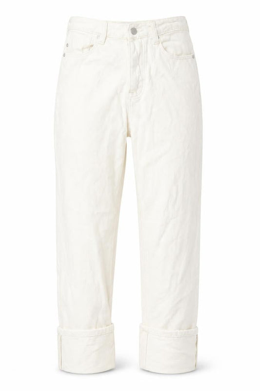 Womens UK Size 6 Warehouse Regular Fit Tapered Beige Jeans