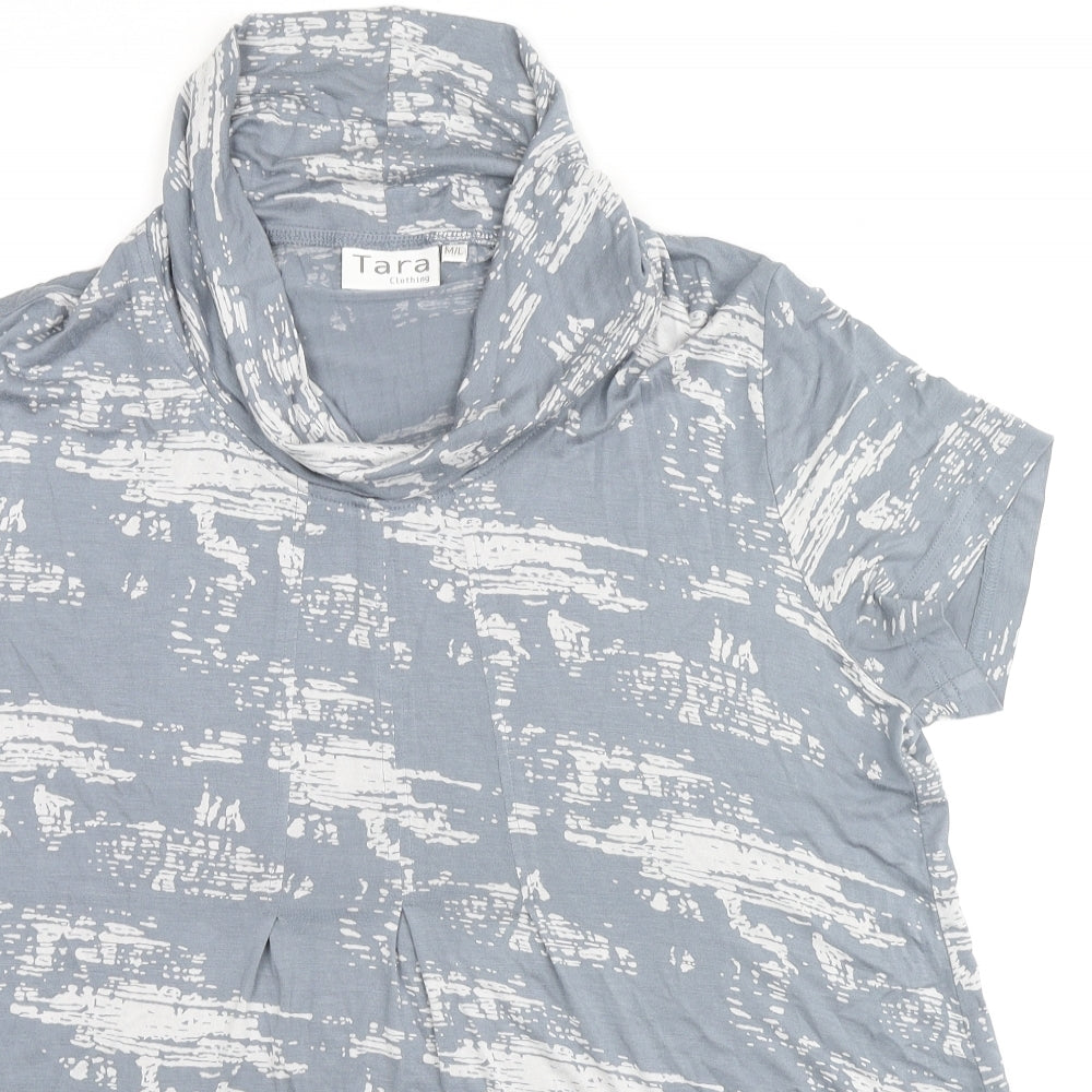 Womens UK Size M Tara Clothing Grey Basic T-Shirt