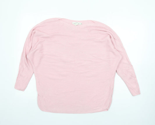 Womens UK Size XS H&M Pink Pullover Jumper