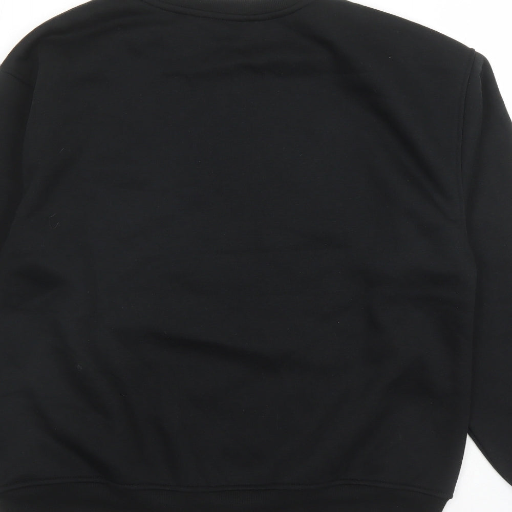 Womens UK Size S Dunnes Stores Black Pullover Sweatshirt