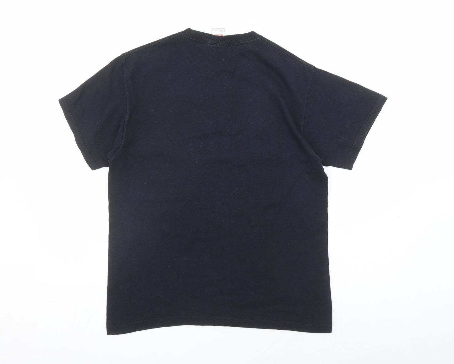 Mens UK Size M Fruit of the Loom Black  T-Shirt