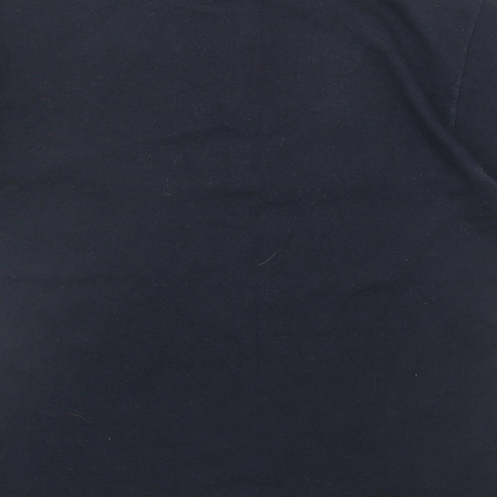 Mens UK Size M Fruit of the Loom Black  T-Shirt