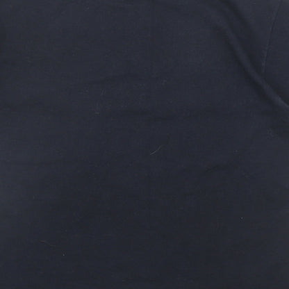 Mens UK Size M Fruit of the Loom Black  T-Shirt