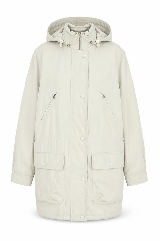 Womens UK Size M Four Seasons Beige Overcoat