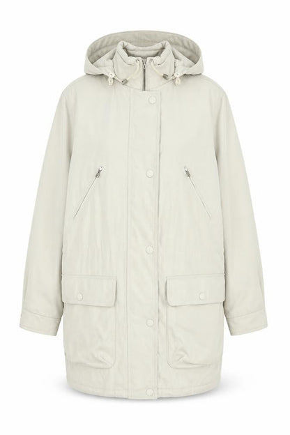 Womens UK Size M Four Seasons Beige Overcoat