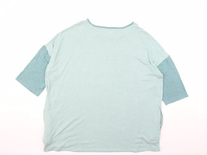 Womens UK Size 20 Capsule Green Pullover Jumper