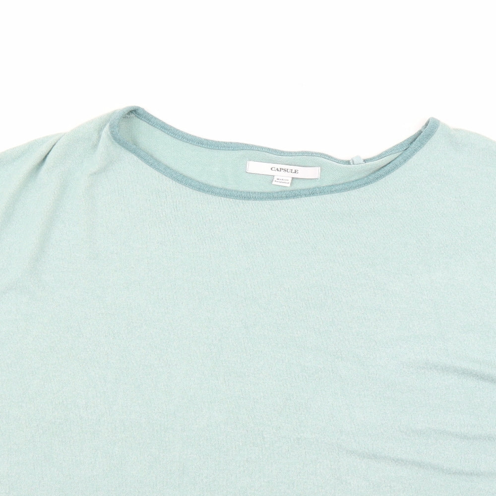Womens UK Size 20 Capsule Green Pullover Jumper