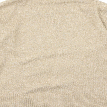 C&A Womens Brown Roll Neck Acrylic Pullover Jumper Size L