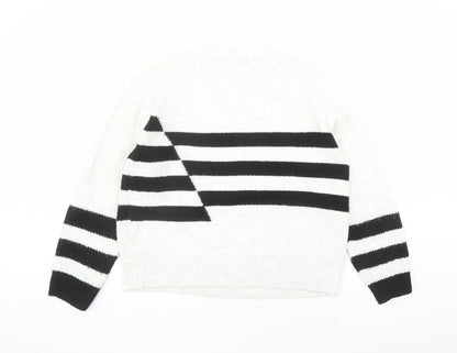 Womens UK Size M Marks and Spencer Grey Pullover Jumper