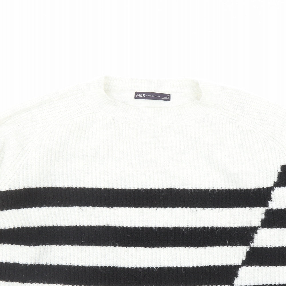 Womens UK Size M Marks and Spencer Grey Pullover Jumper
