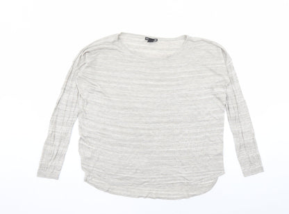 Womens UK Size M H&M Beige Pullover Jumper