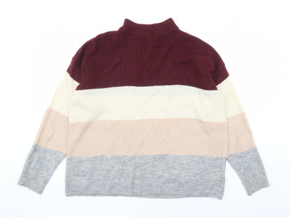 Womens UK Size 14 Brave Soul Multicoloured Pullover Jumper