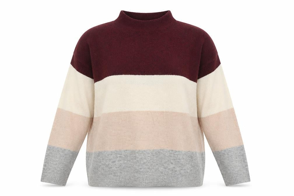 Womens UK Size 14 Brave Soul Multicoloured Pullover Jumper