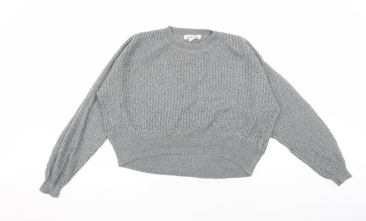 Womens UK Size XS H&M Grey Pullover Jumper