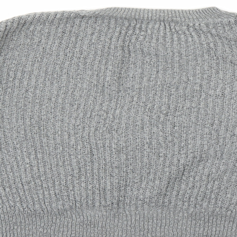 Womens UK Size XS H&M Grey Pullover Jumper