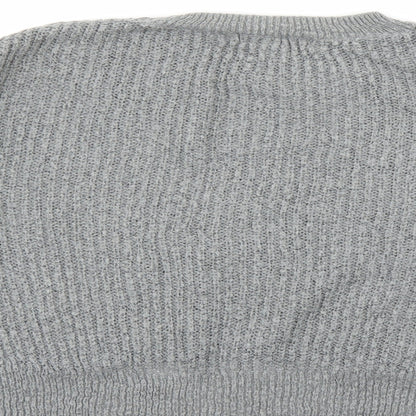Womens UK Size XS H&M Grey Pullover Jumper