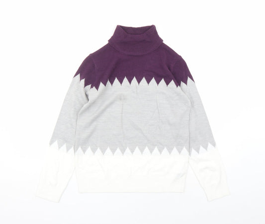 Womens UK Size 8 Marks and Spencer Multicoloured Pullover Jumper