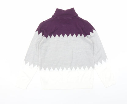 Womens UK Size 8 Marks and Spencer Multicoloured Pullover Jumper