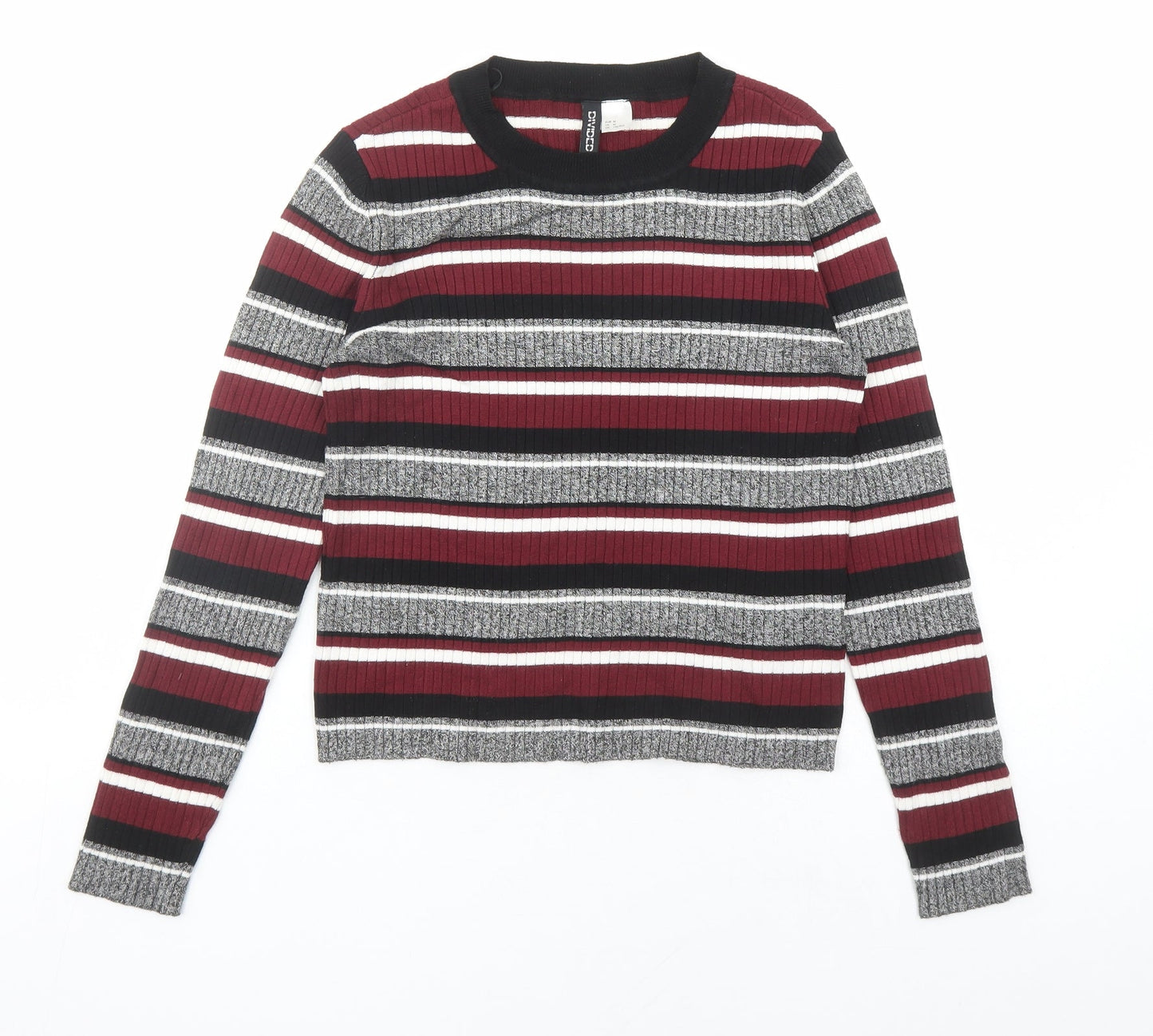Womens UK Size M Divided by H&M Multicoloured Pullover Jumper