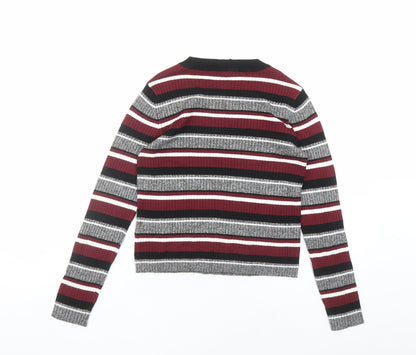Womens UK Size M Divided by H&M Multicoloured Pullover Jumper